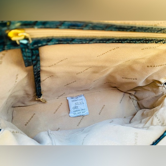 💎RARE ORIG VERDIGRIS MELBOURNE FELICITY BRAHMIN BACKPACK STYLE BAG ~ NWT - Picture 6 of 12